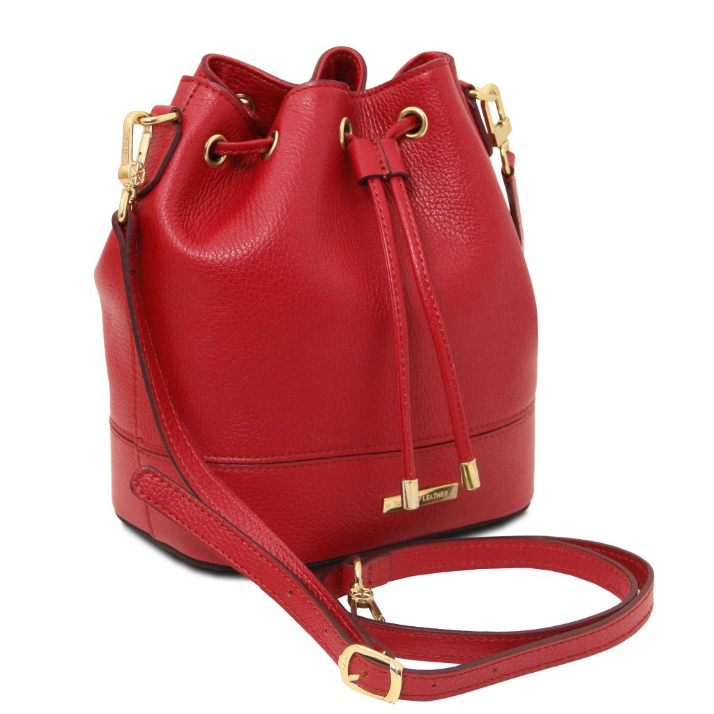 Tuscany Leather TL Bag Handväska #Färg_Läppstift Rött