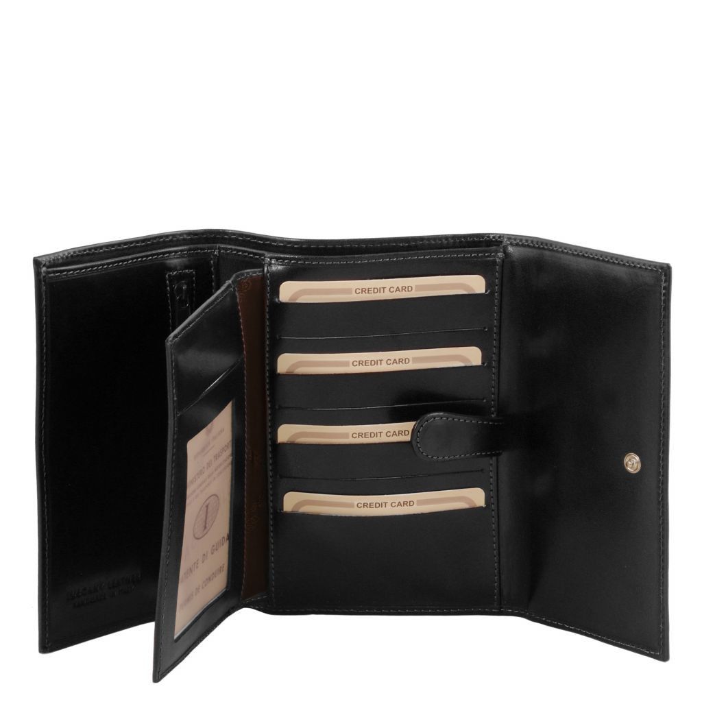 Tuscany Leather Exclusive 4 Plånbok #Färg_Svart