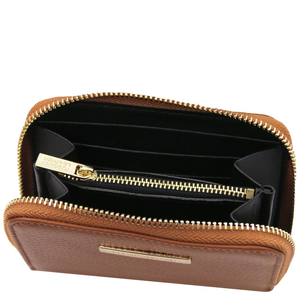 Tuscany Leather Kore Plånbok #Färg_Cognac