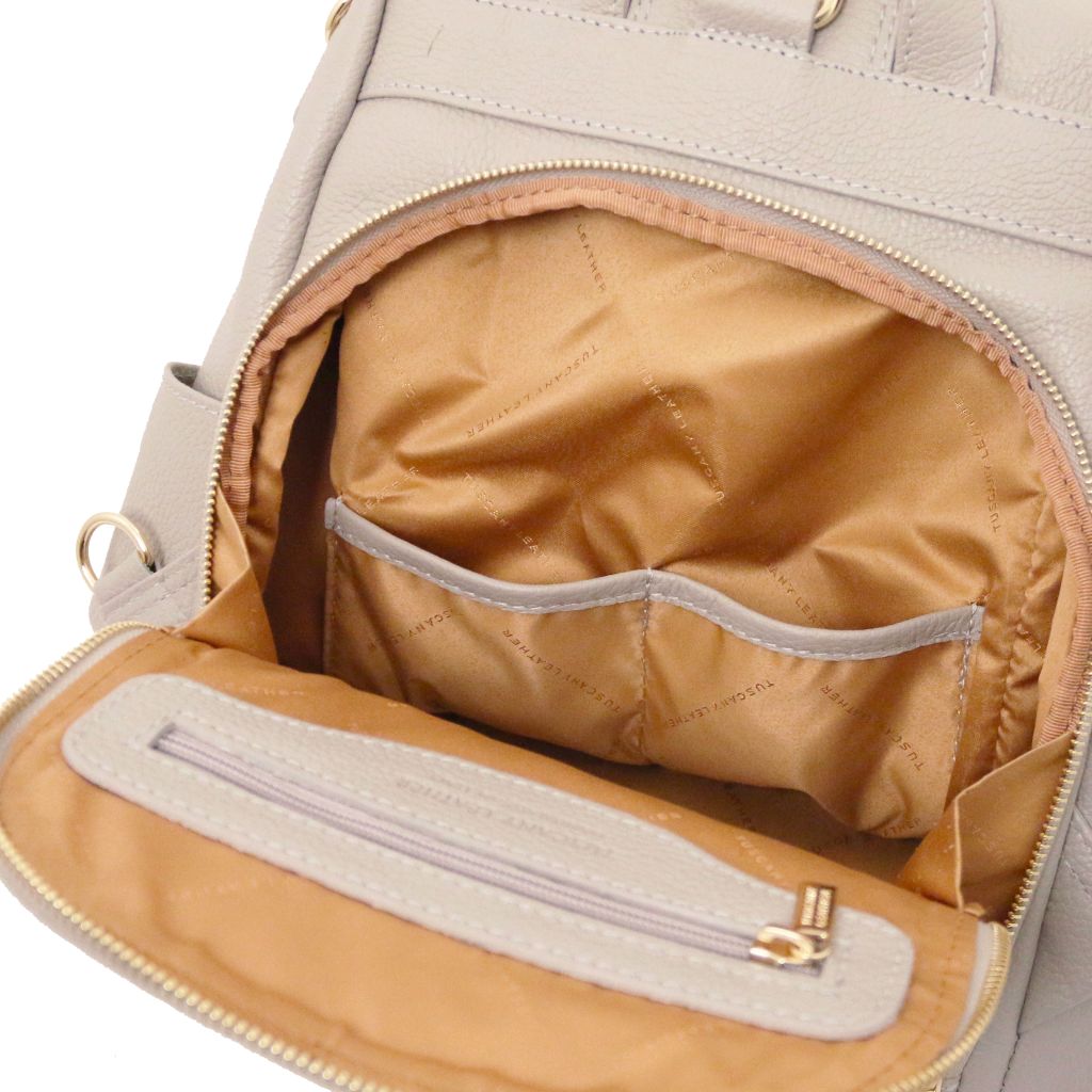 Tuscany Leather TL Bag Ryggsäck #Färg_Ljusgrå