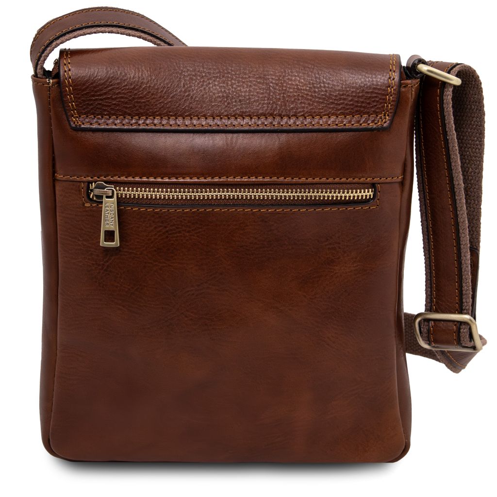 Tuscany Leather Jimmy Axelremsväska #Färg_Brun