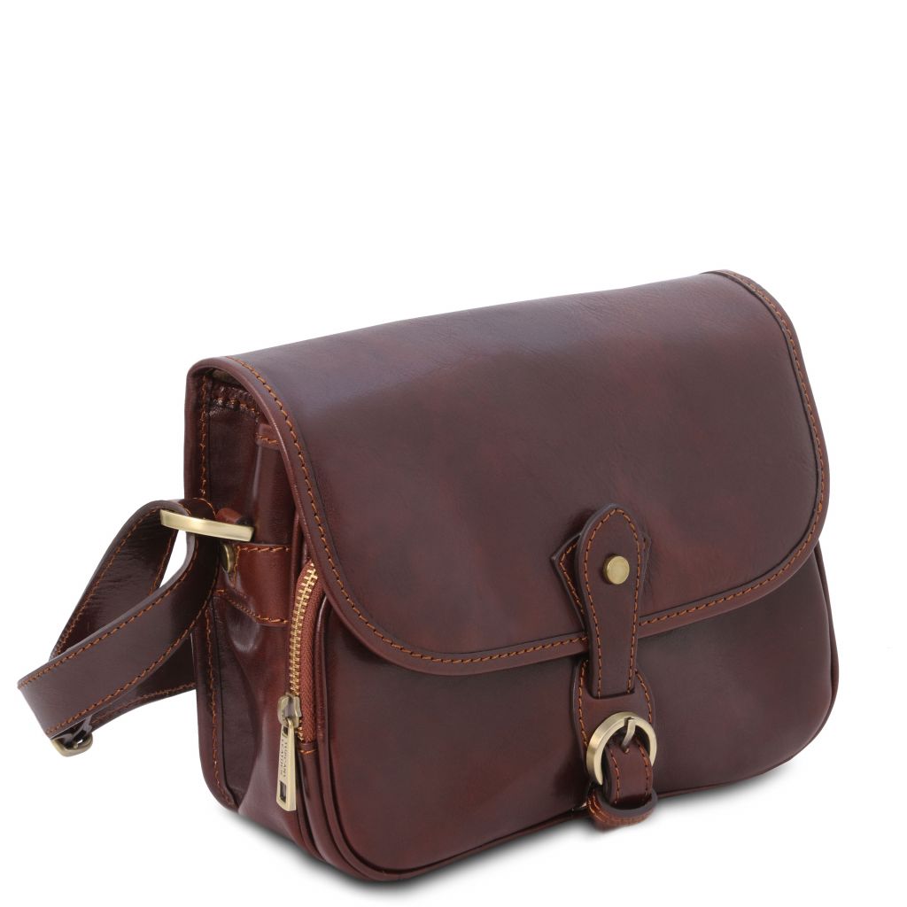 Tuscany Leather Alessia Axelremsväska #Färg_Svart