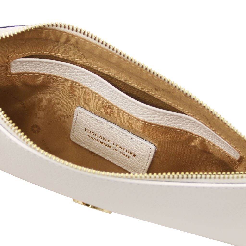 Tuscany Leather Diva Handväska #Färg_Vit