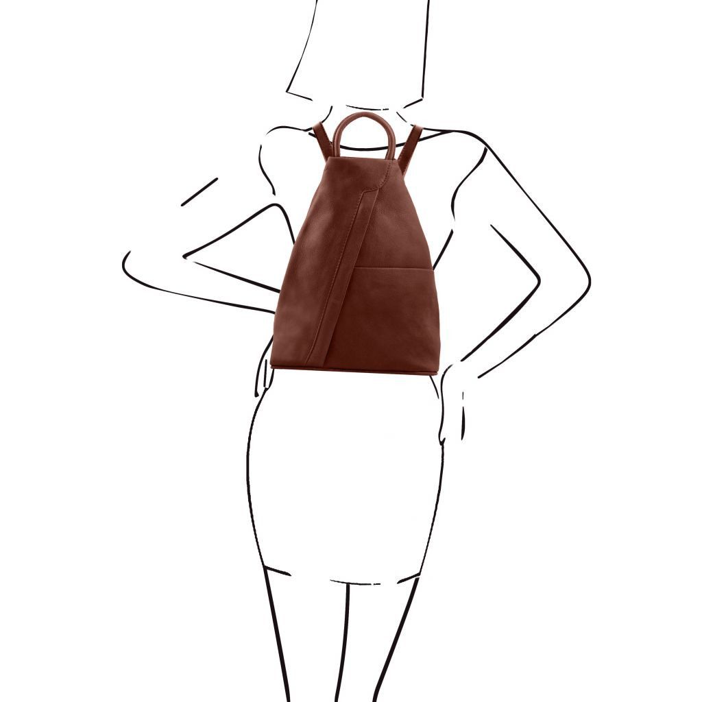 Tuscany Leather Shanghai Ryggsäck #Färg_Brun