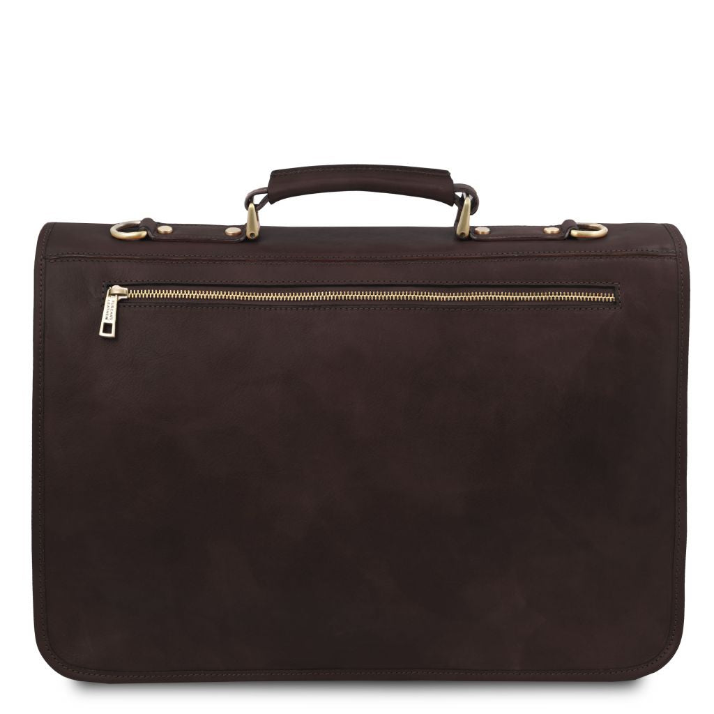 Tuscany Leather Ancona Datorväska #Färg_Mörkbrun