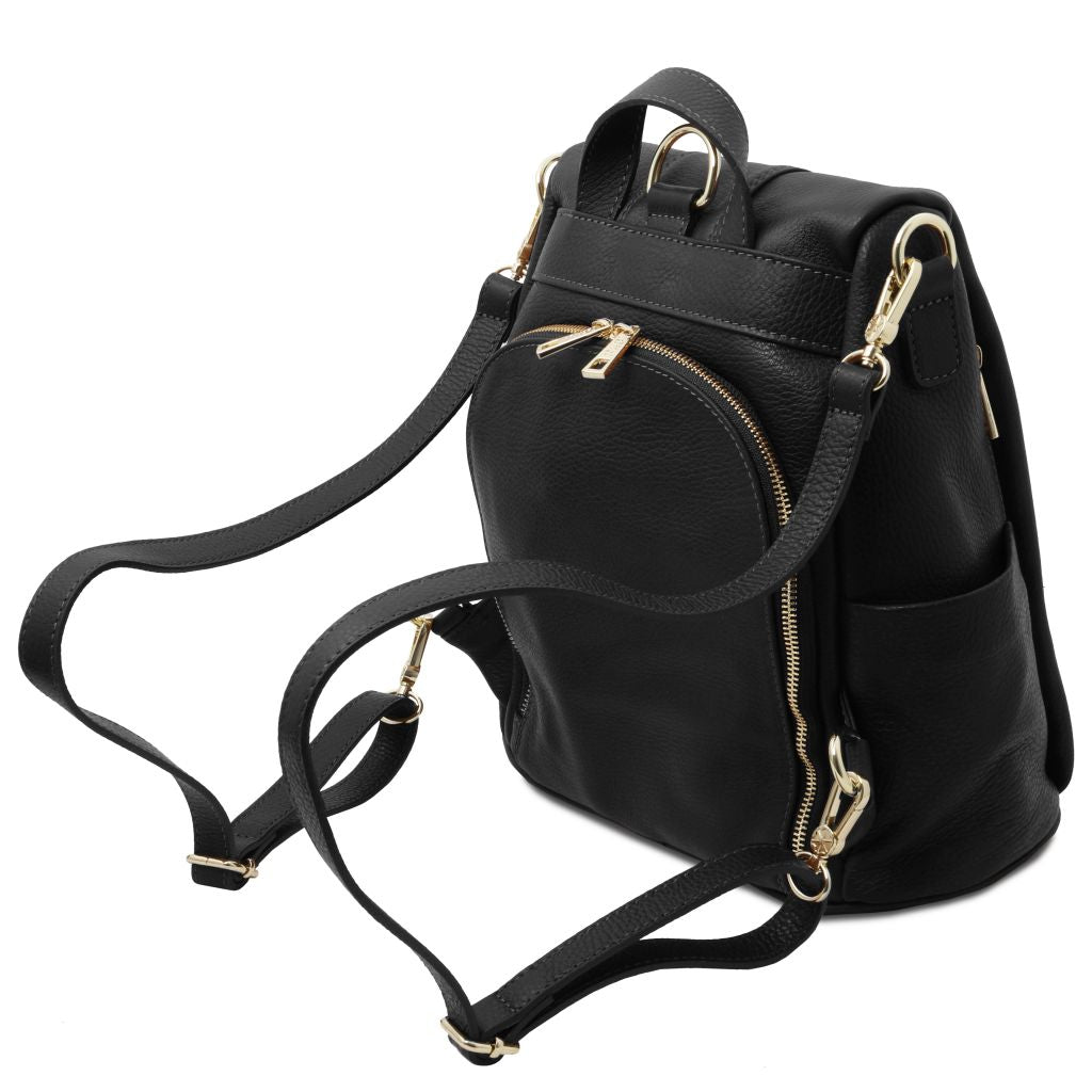 Tuscany Leather TL Bag Ryggsäck #Färg_Svart
