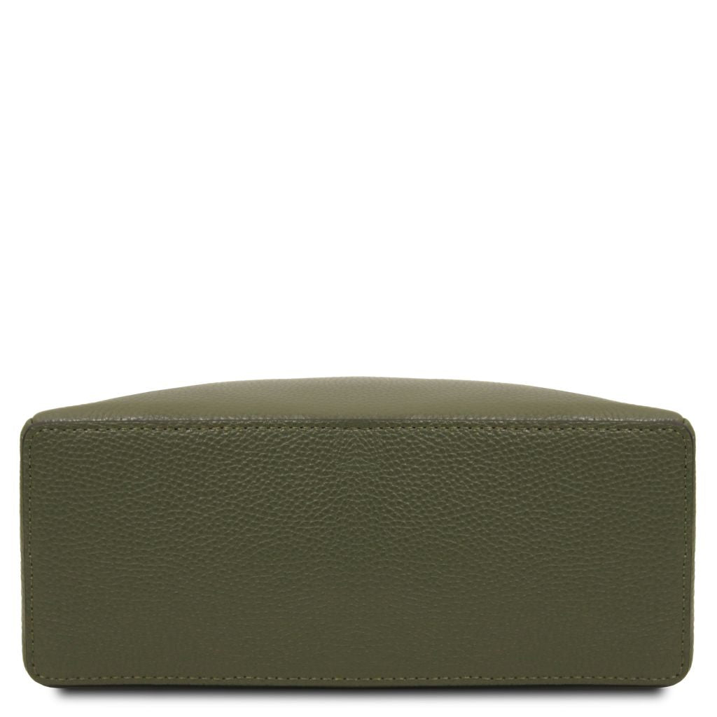 Tuscany Leather Scrigno Handväska #Färg_Skogsgrön