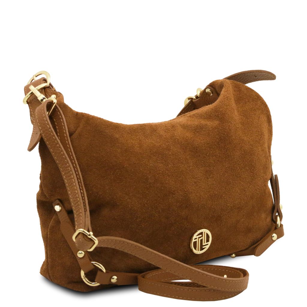 Tuscany Leather Sierra Axelväska #Färg_Cognac