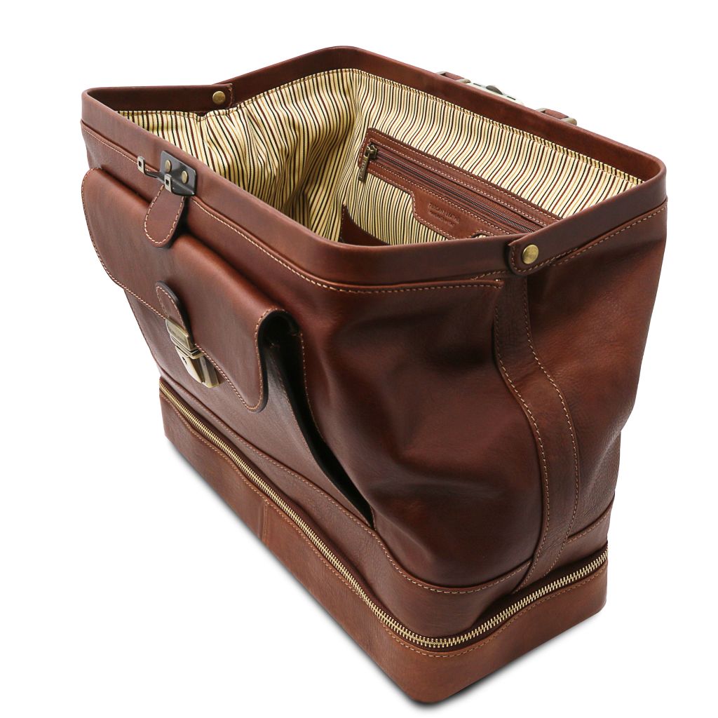 Tuscany Leather Giotto Doktorsväska #Färg_Brun