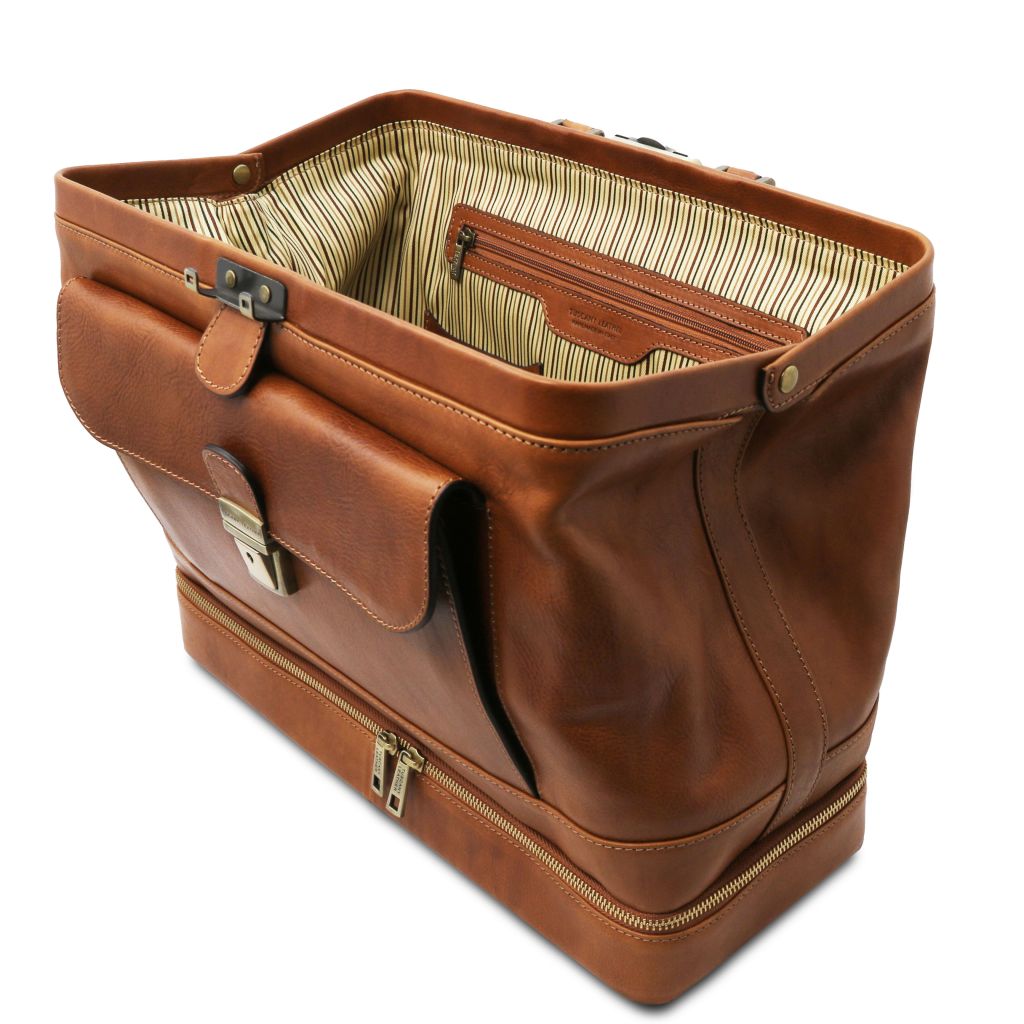 Tuscany Leather Giotto Doktorsväska #Färg_Cognac