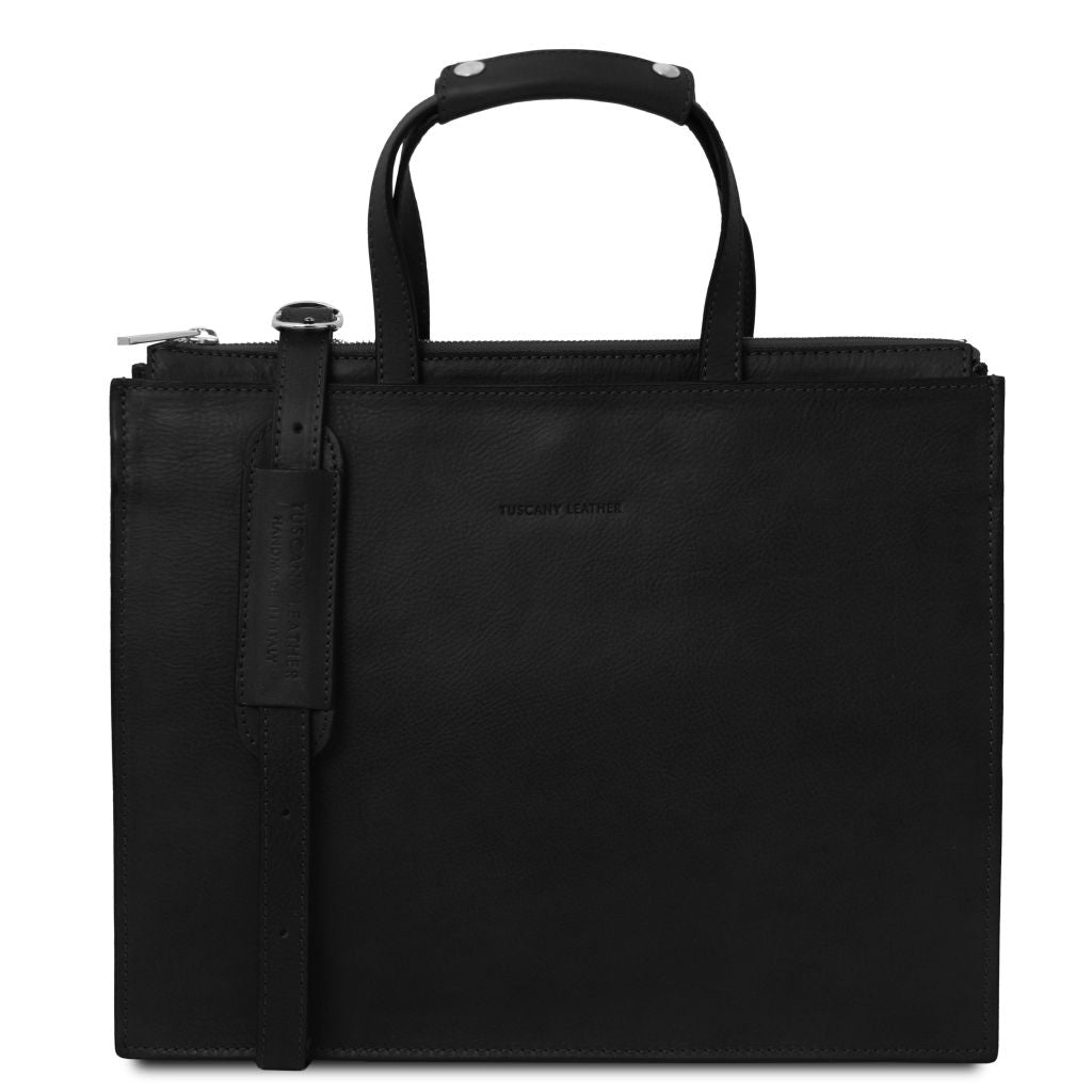 Tuscany Leather Palermo Datorväska #Färg_Svart