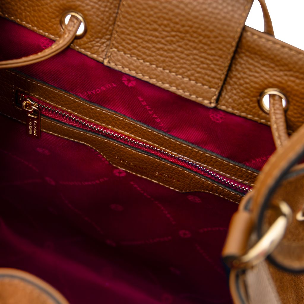 Tuscany Leather Minerva Handväska #Färg_Kaffe