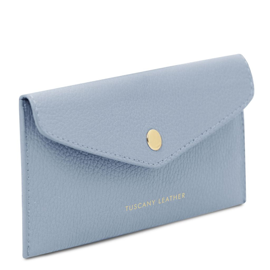Tuscany Leather Envelope Plånbok #Färg_Ljusblå