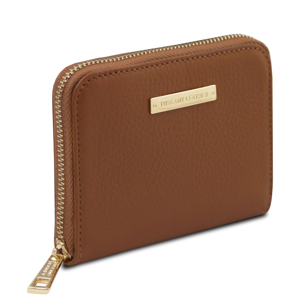 Tuscany Leather Kore Plånbok #Färg_Cognac