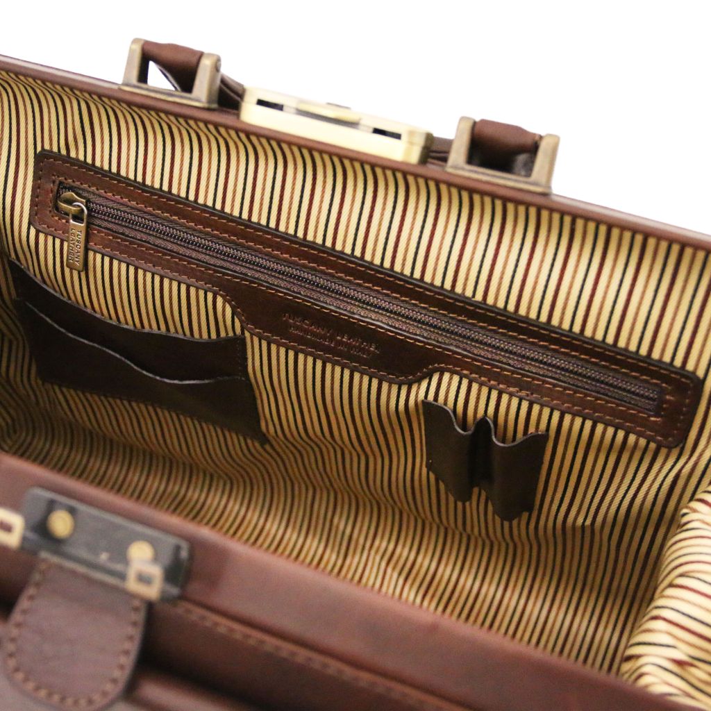Tuscany Leather Leonardo Doktorsväska #Färg_Brun