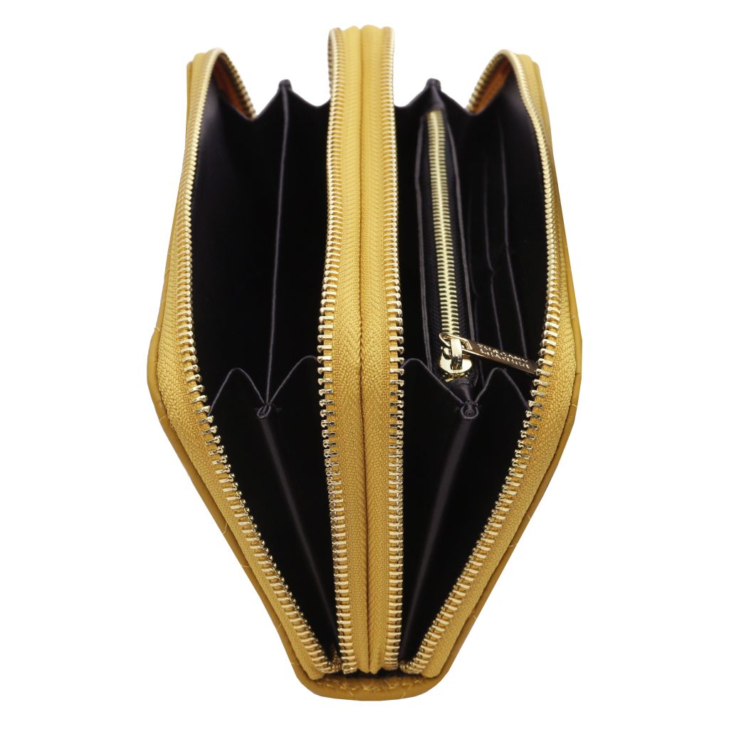 Tuscany Leather Ada Plånbok #Färg_Senap