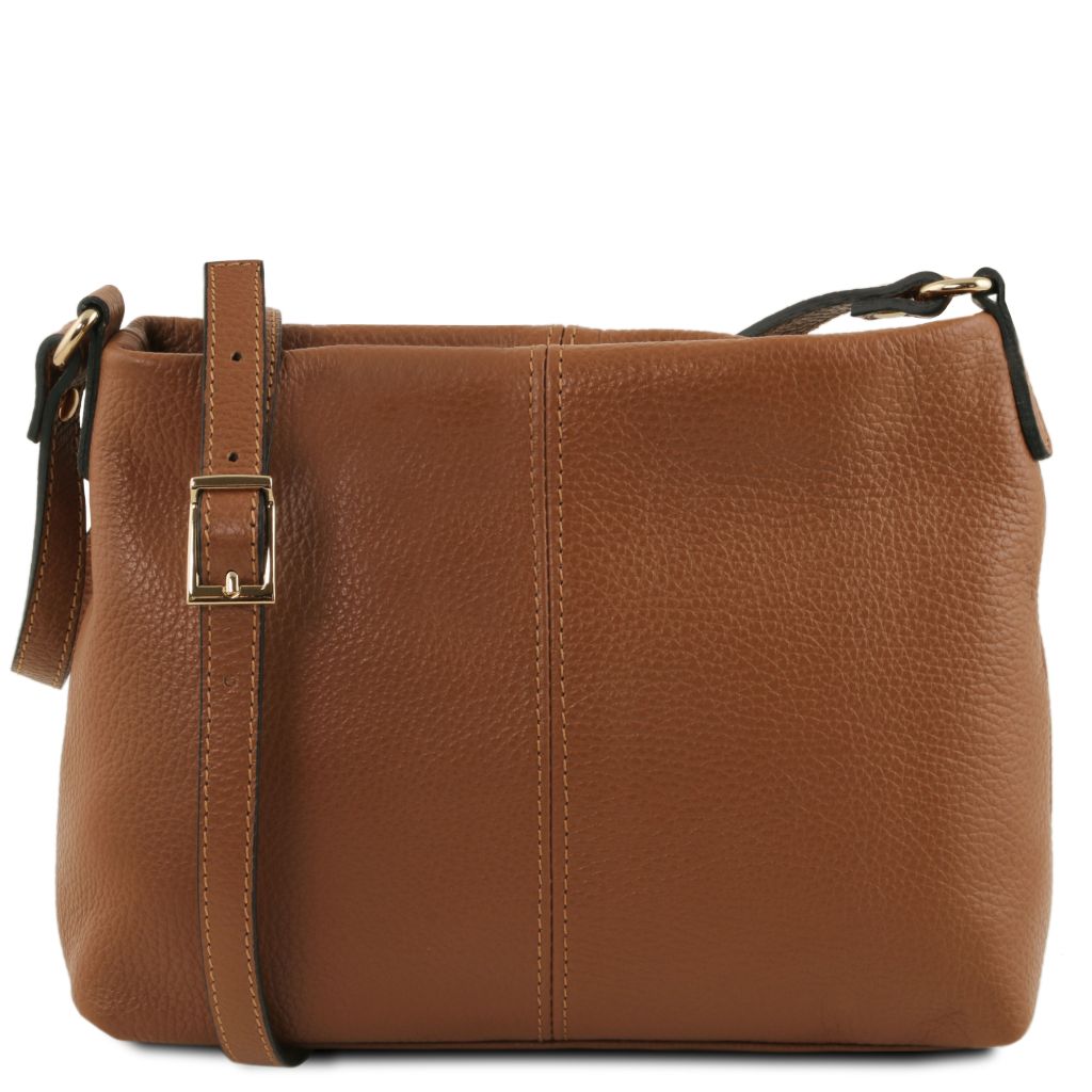 Tuscany Leather TL Bag Axelremsväska #Färg_Cognac