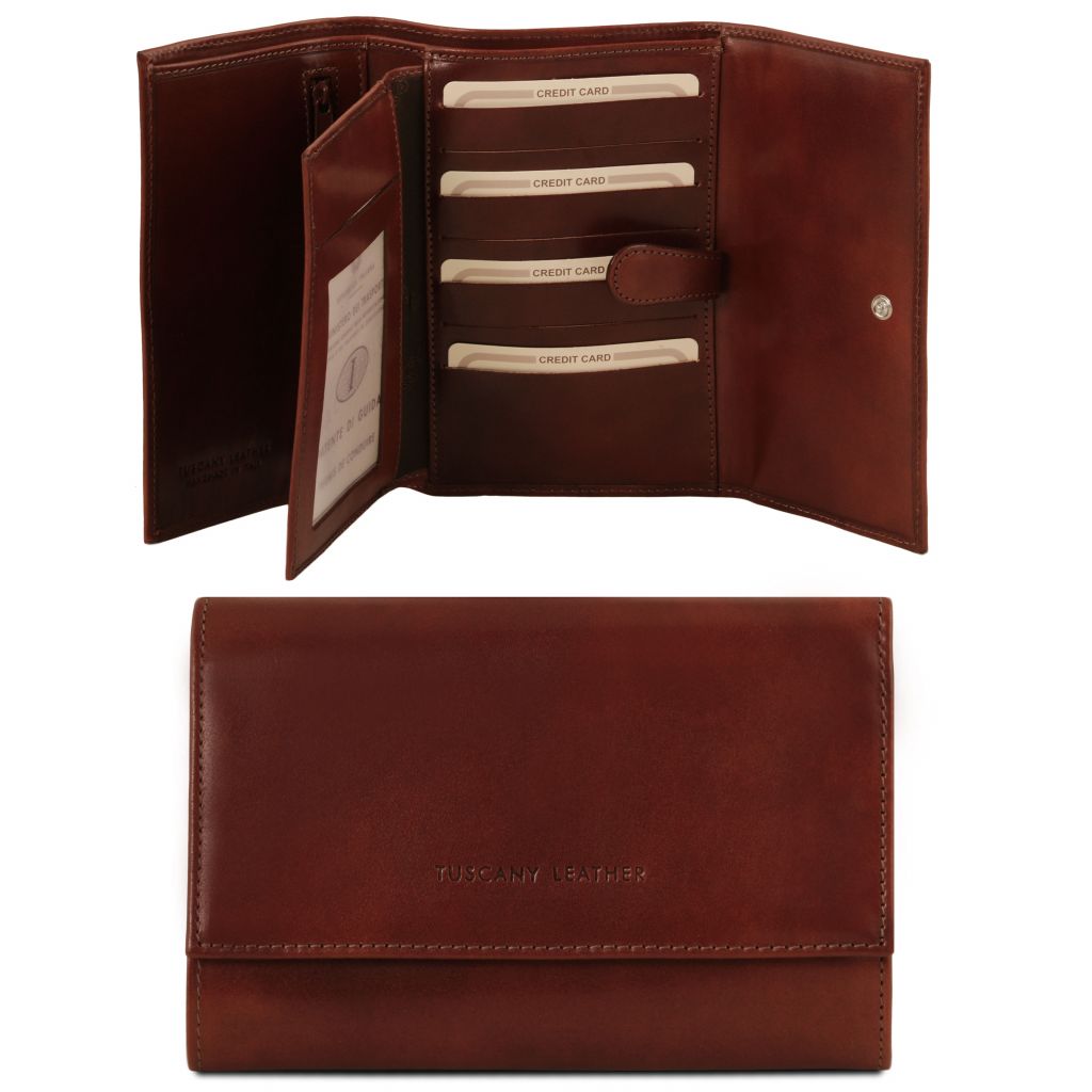 Tuscany Leather Exclusive 4 Plånbok #Färg_Brun