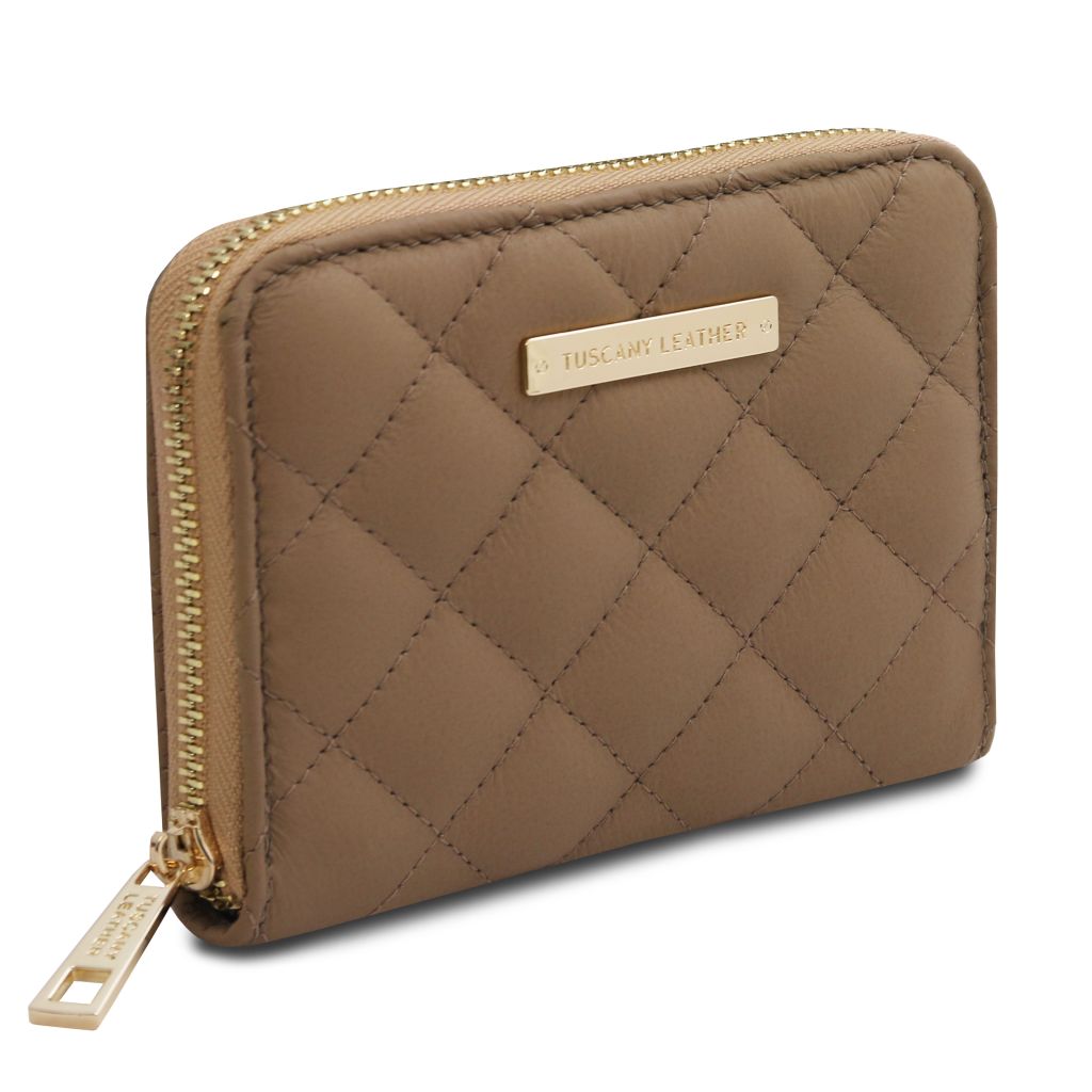 Tuscany Leather Teti Plånbok #Färg_Ljus Taupe