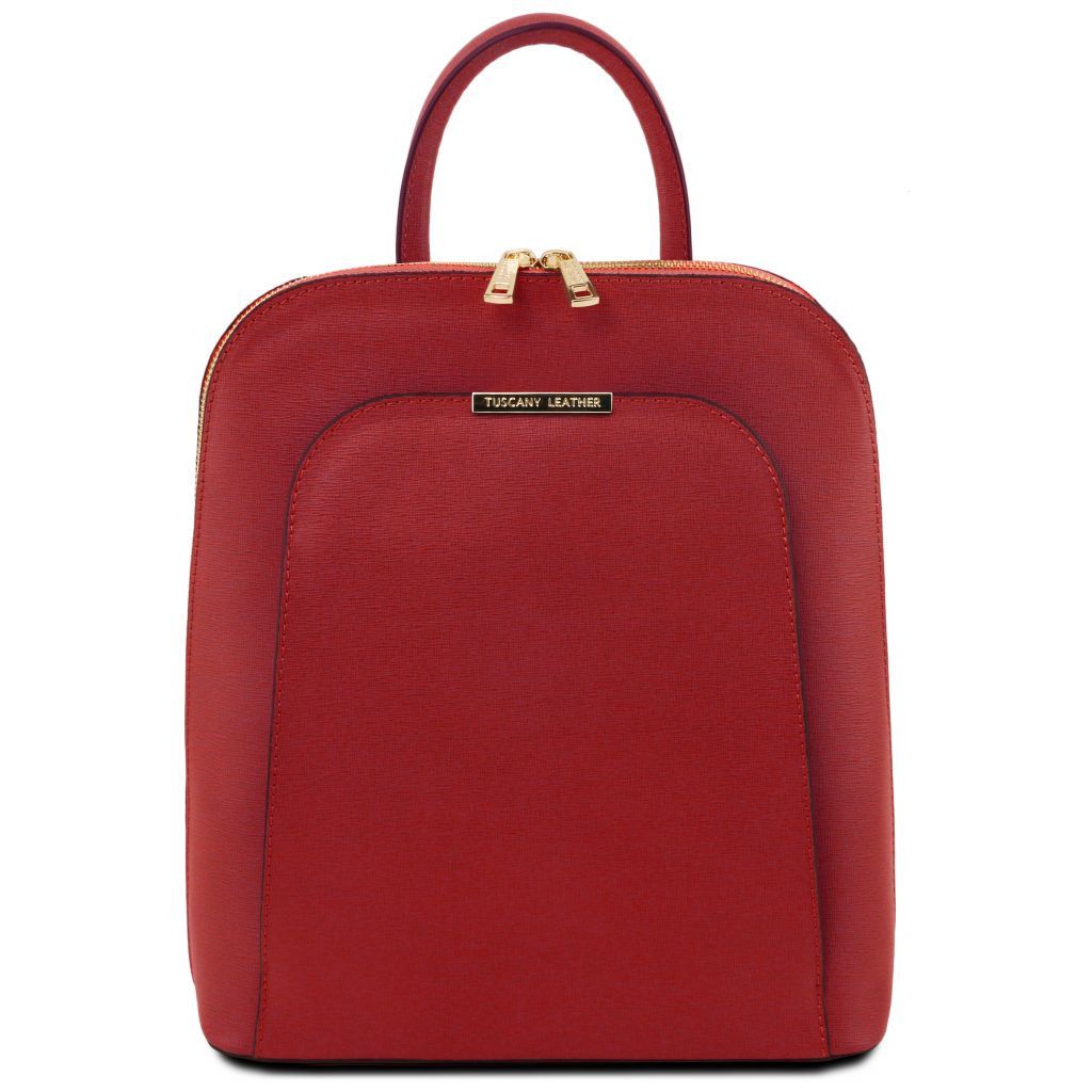 Tuscany Leather TL Bag Ryggsäck #Färg_Röd