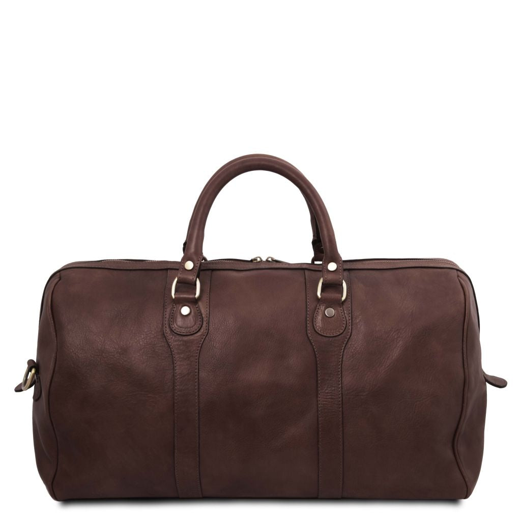 Tuscany Leather Oslo Weekendväska #Färg_Mörkbrun