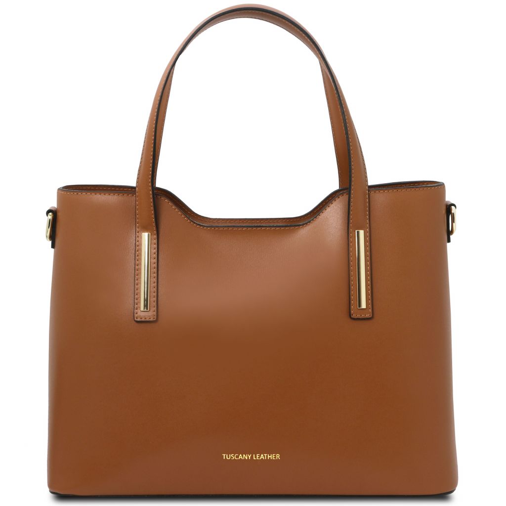 Tuscany Leather Olimpia Handväska #Färg_Cognac