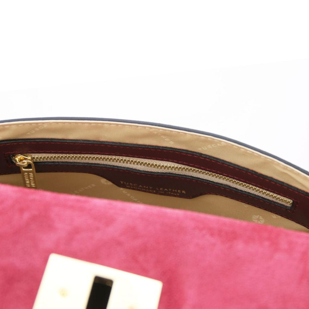 Tuscany Leather Armonia Handväska #Färg_Bordeaux