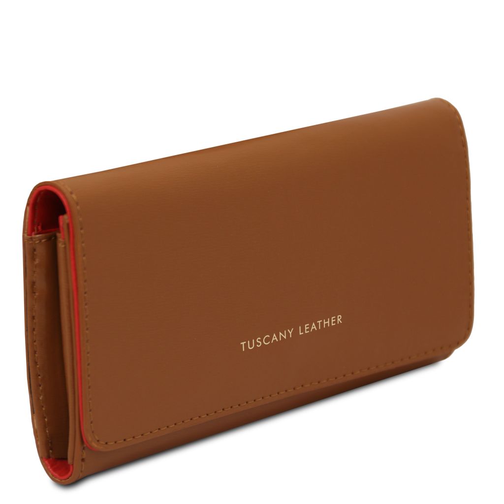 Tuscany Leather Diana Plånbok #Färg_Cognac