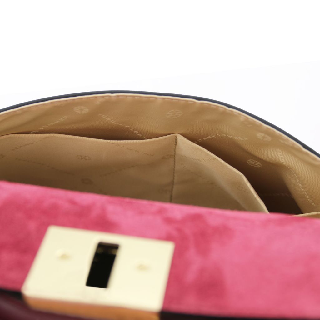 Tuscany Leather Armonia Handväska #Färg_Bordeaux