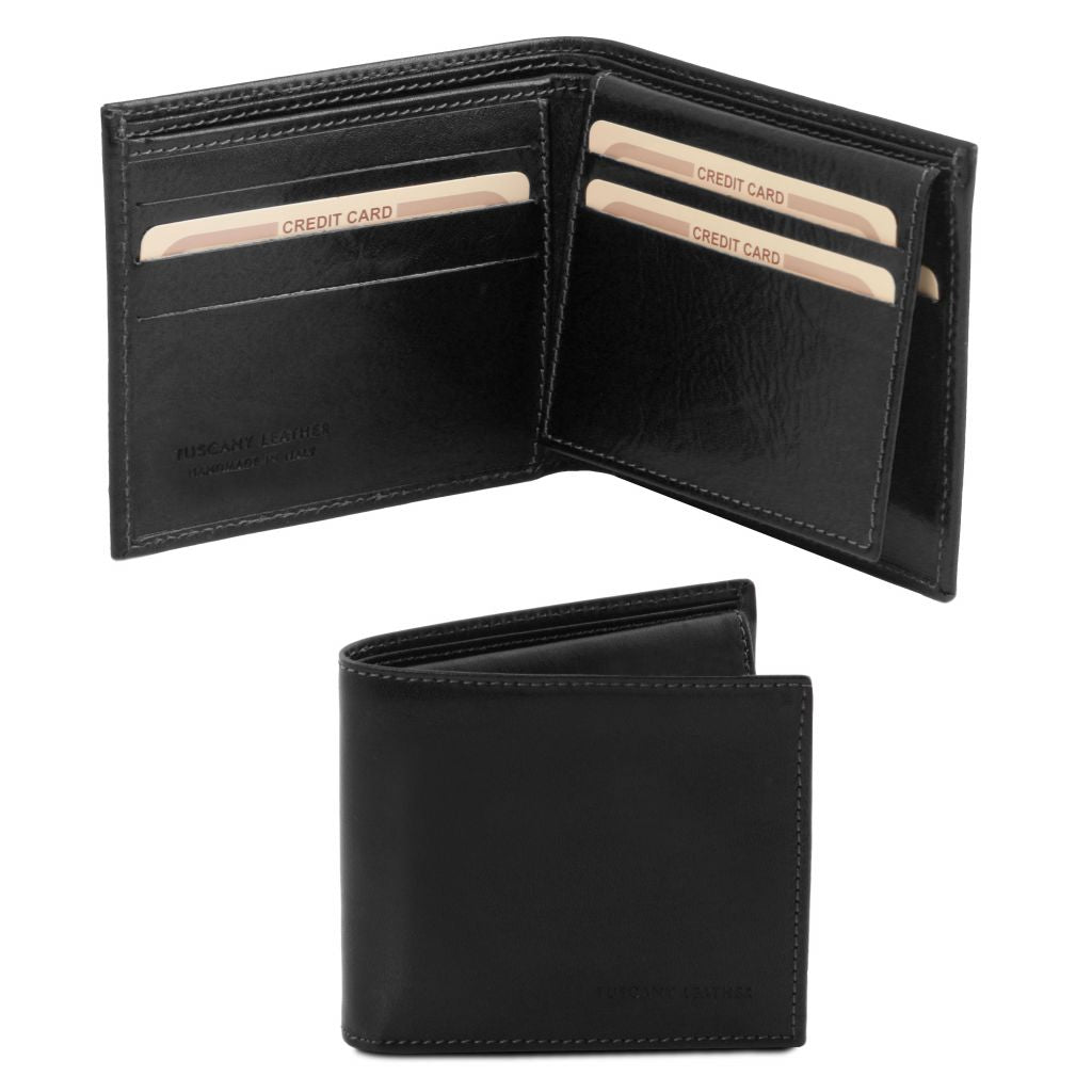 Tuscany Leather Exclusive 3 Plånbok #Färg_Svart