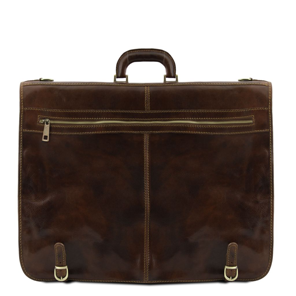 Tuscany Leather Papeete Kostymväska #Färg_Mörkbrun