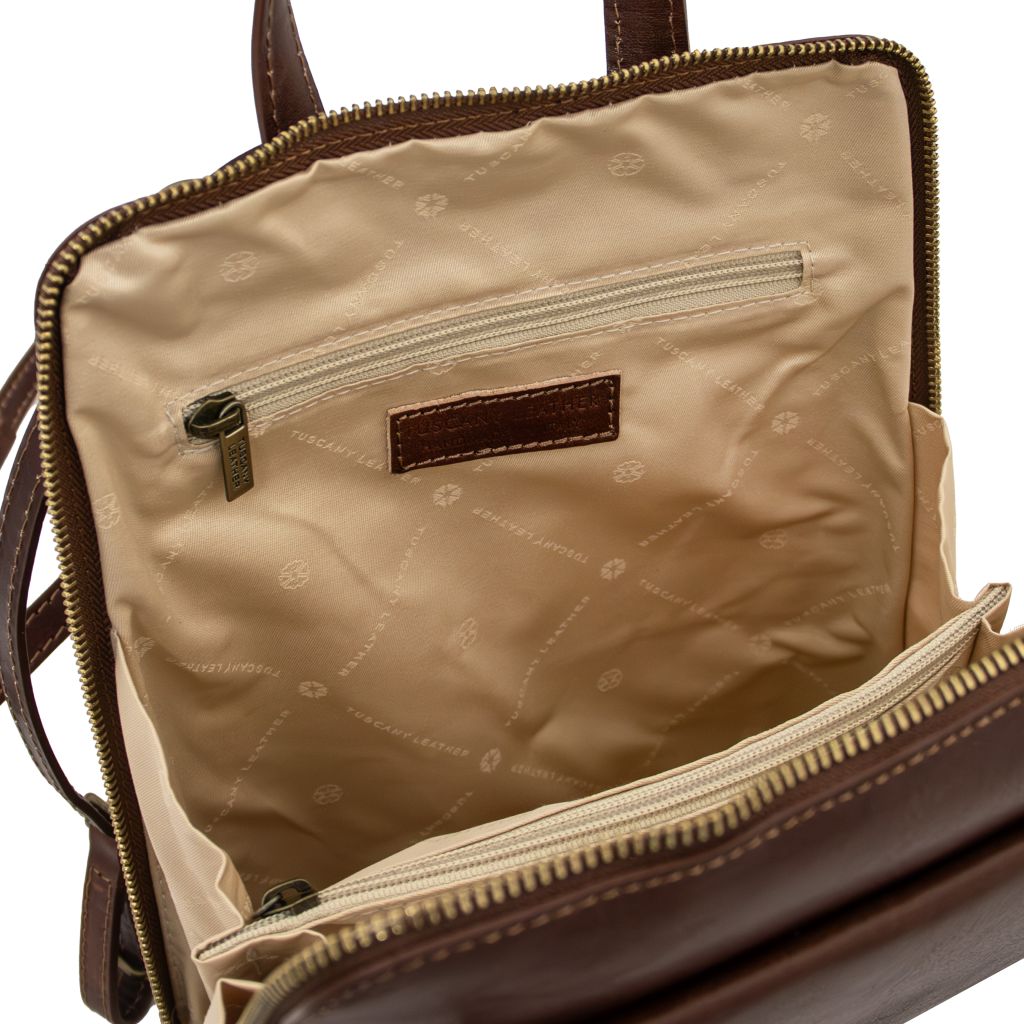 Tuscany Leather Paris Ryggsäck #Färg_Brun