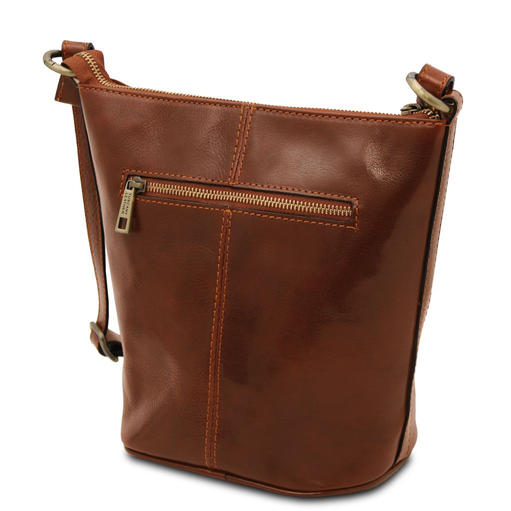 Tuscany Leather Giusi Axelremsväska #Färg_Honung