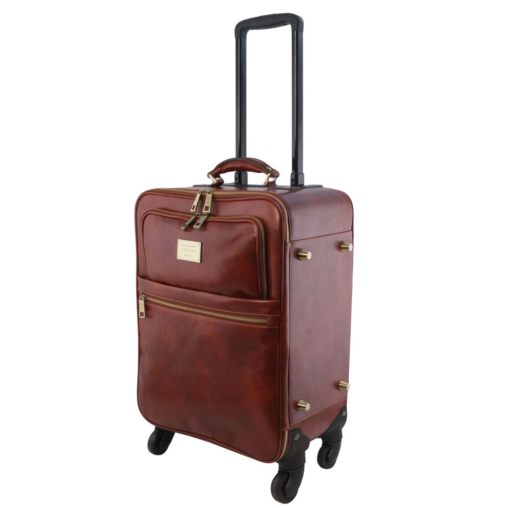 Tuscany Leather TL Voyager Kabinväska #Färg_Mörkbrun