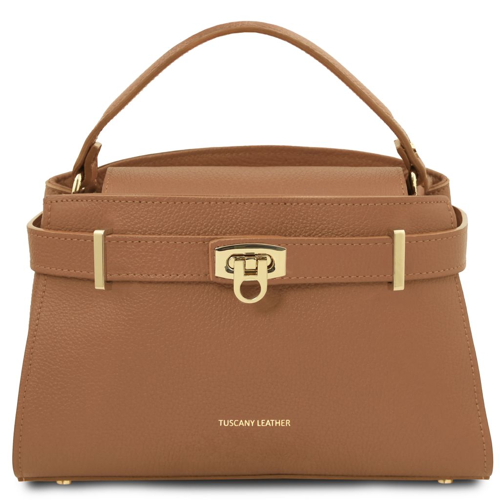 Tuscany Leather Maisy Handväska #Färg_Caramel Brun