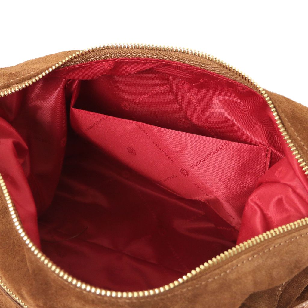 Tuscany Leather Sierra Axelväska #Färg_Cognac