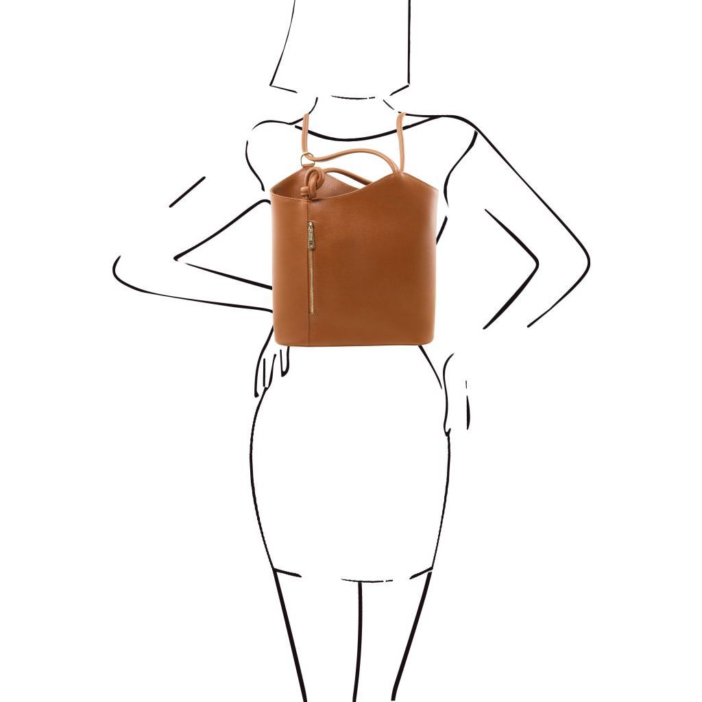 Tuscany Leather Patty Handväska #Färg_Cognac