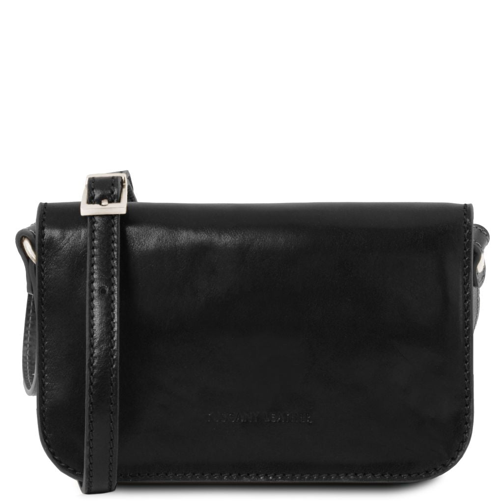 Tuscany Leather Carmen Axelremsväska #Färg_Svart