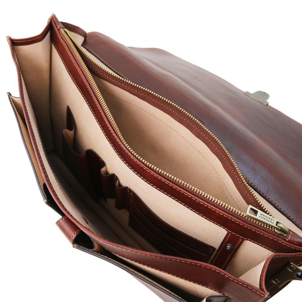 Tuscany Leather Assisi Datorväska #Färg_Honung