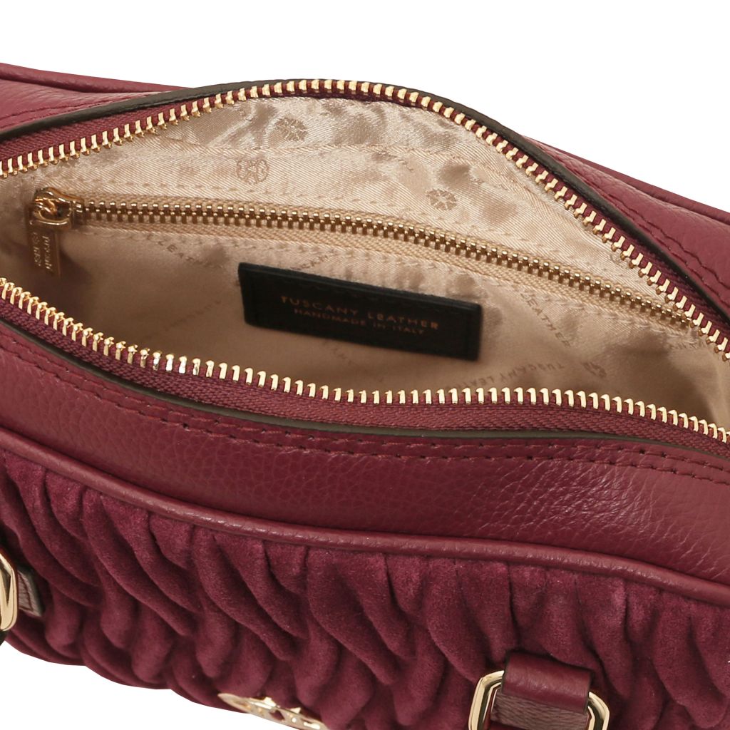 Tuscany Leather Chantilly Handväska #Färg_Bordeaux