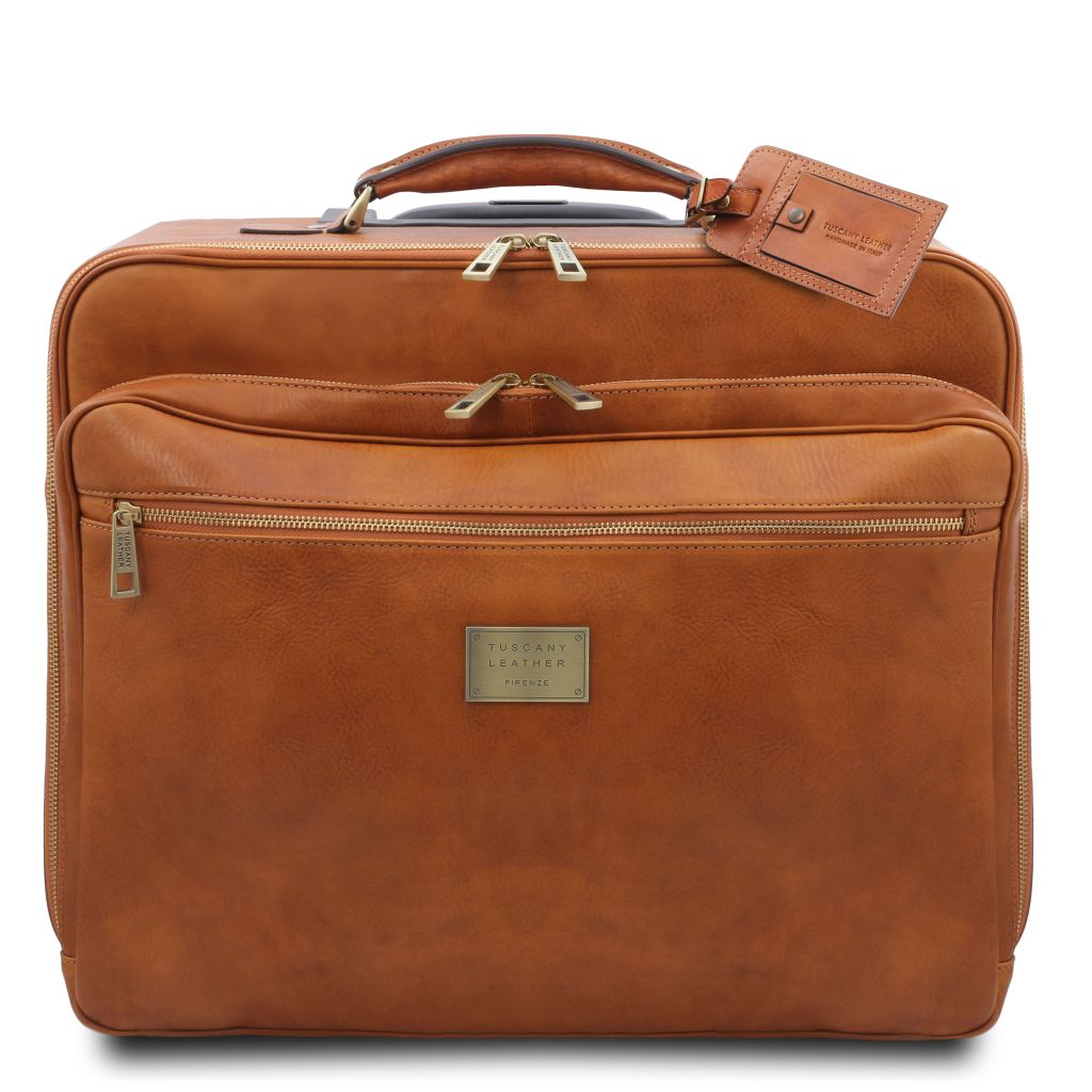 Tuscany Leather Varsavia Pilotväska #Färg_Cognac