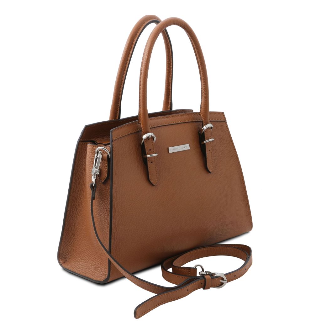 Tuscany Leather TL Bag Handväska #Färg_Cognac