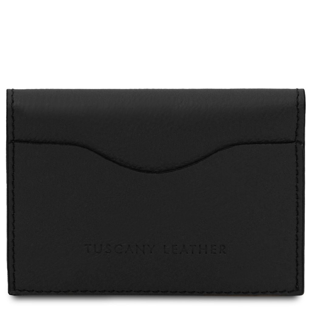 Tuscany Leather Leather Business Card Korthållare #Färg_Svart