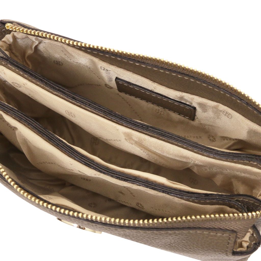 Tuscany Leather Sia Handväska #Färg_Mörk Taupe