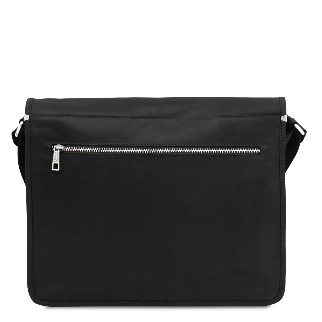 Tuscany Leather TL Messenger Axelremsväska #Färg_Svart