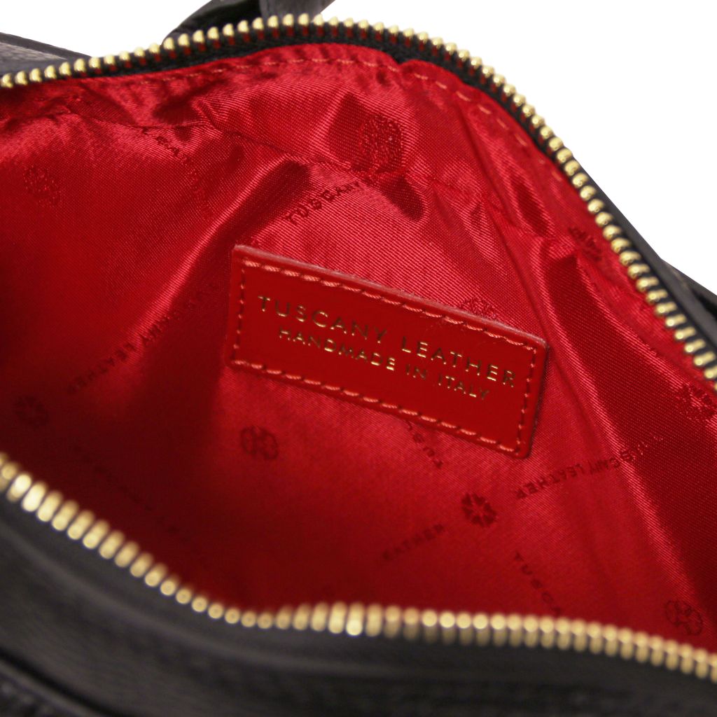 Tuscany Leather Mousse Handväska #Färg_Svart
