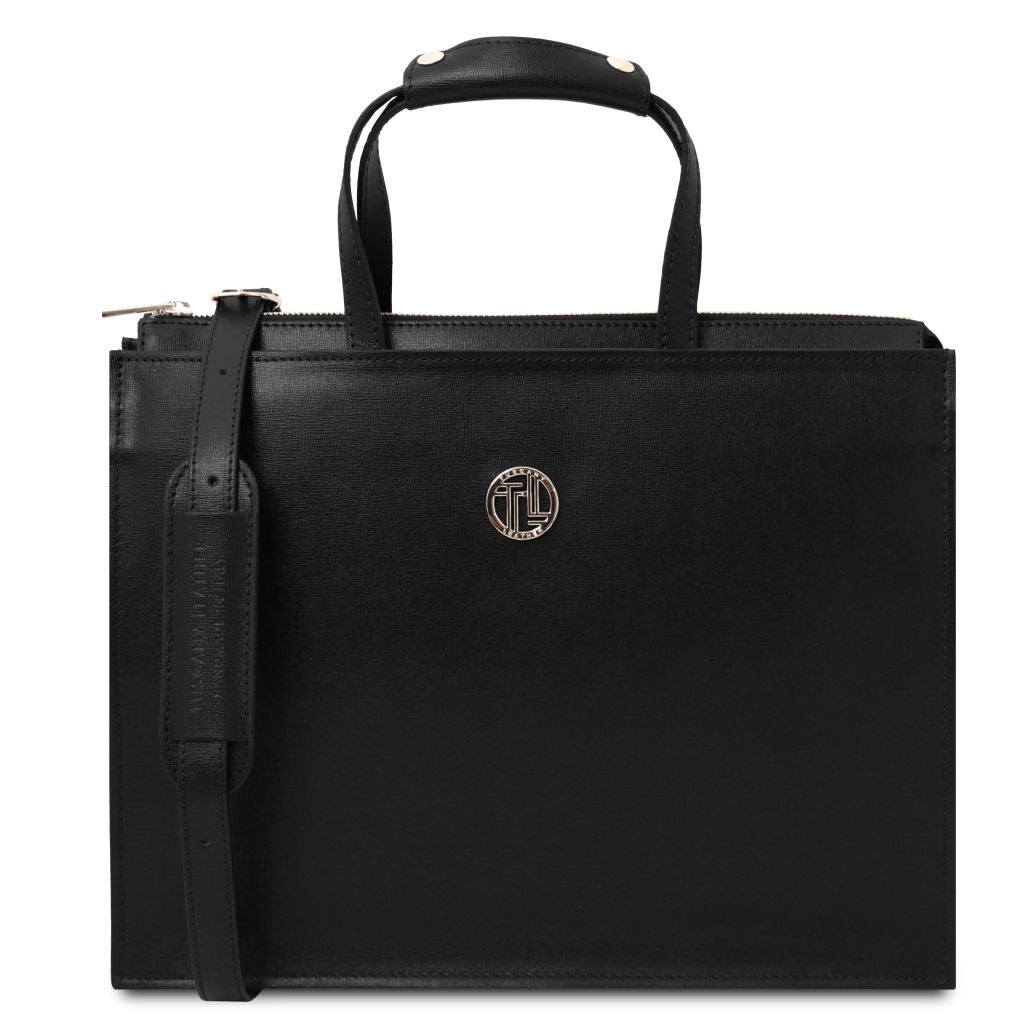 Tuscany Leather Palermo Datorväska #Färg_Svart