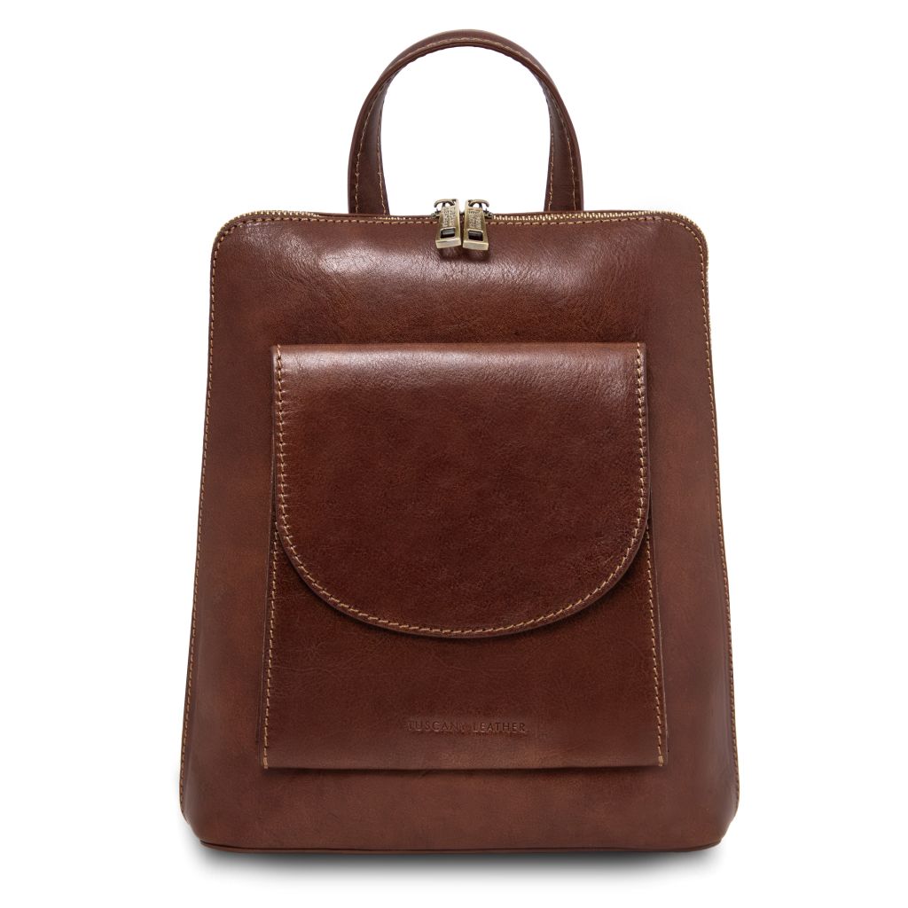 Tuscany Leather Paris Ryggsäck #Färg_Brun