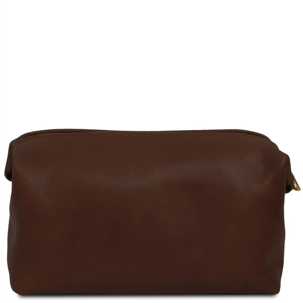 Tuscany Leather Smarty L Necessär #Färg_Mörkbrun