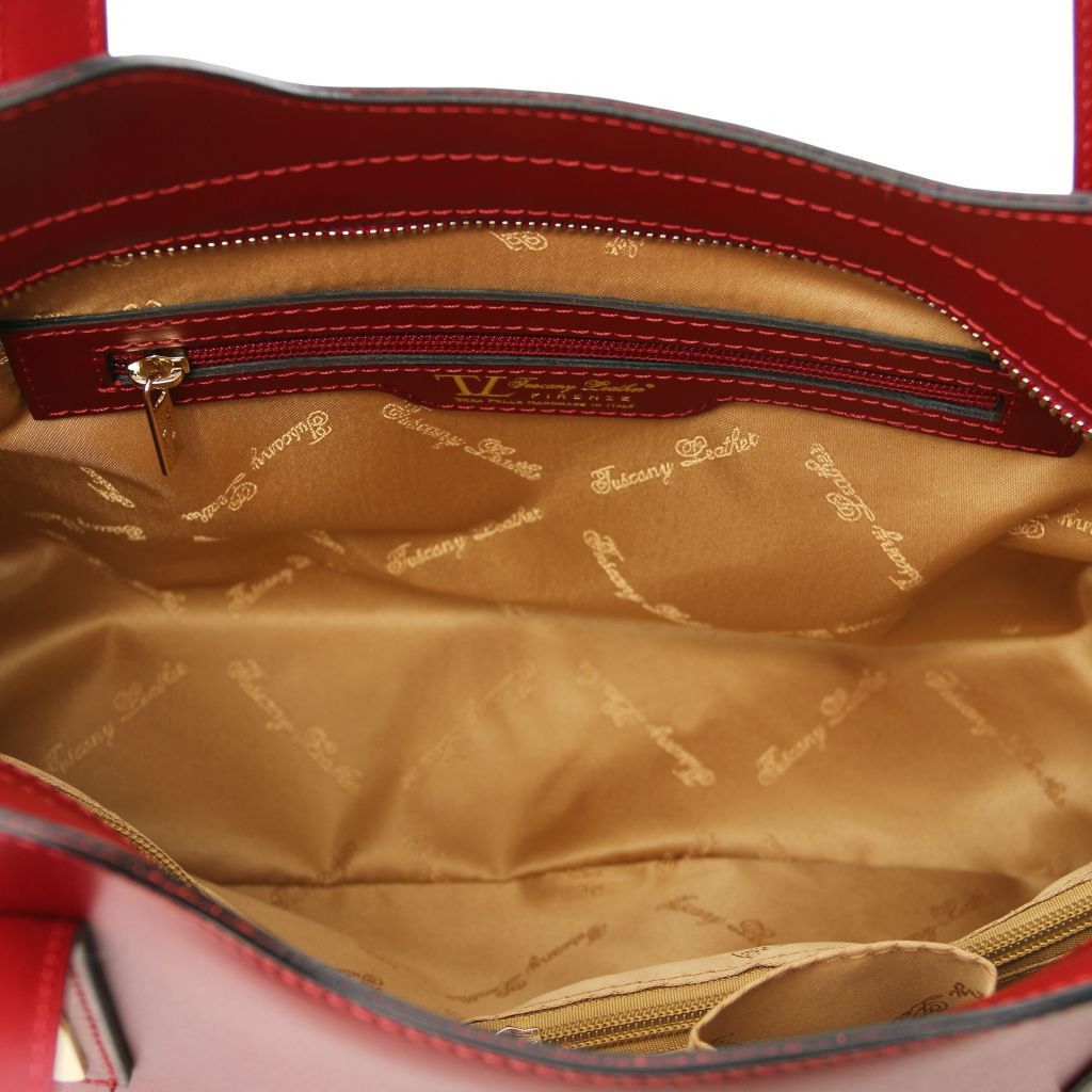 Tuscany Leather Olimpia Handväska #Färg_Röd